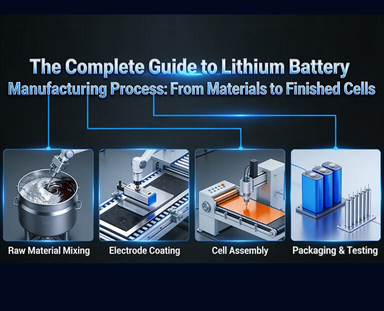 The Complete Guide to Lithium Battery Manufacturing Process: From Materials to Finished Cells